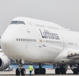 Boeing 747-8 von Lufthansa: Die First befindet sich im Hauptdeck.