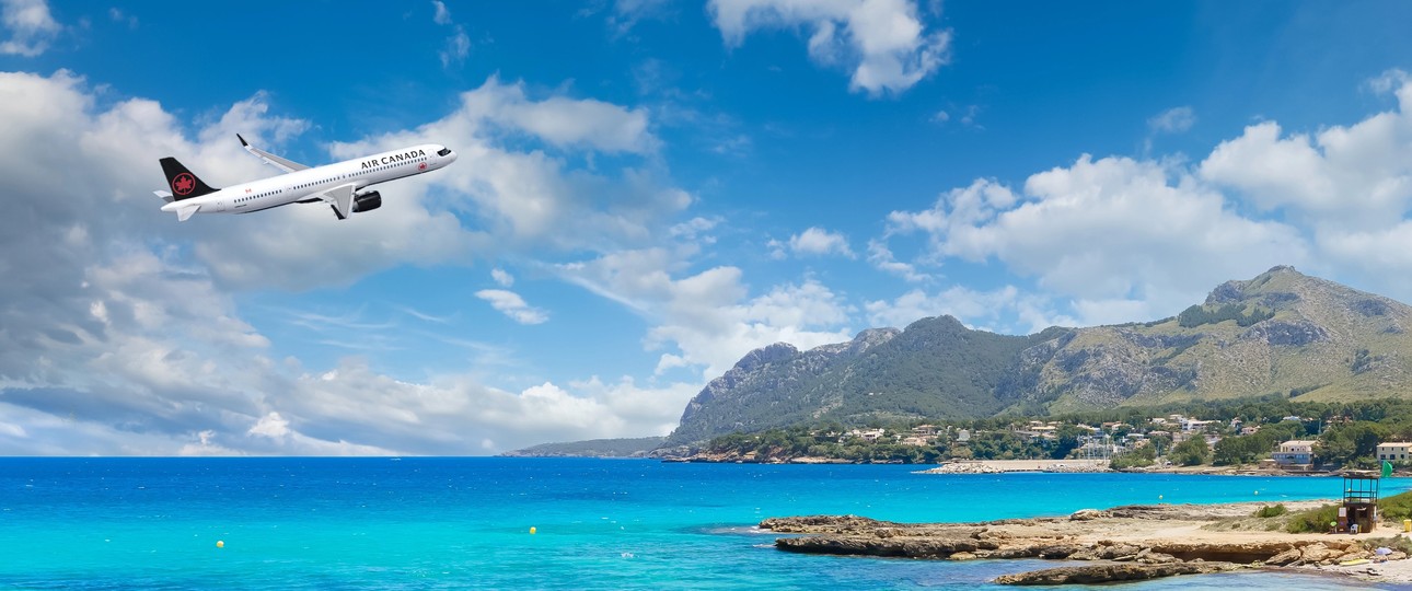 Airbus A321 XLR von Air Canada über Mallorca: Ab Sommer 2026 zu sehen.