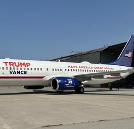 Das Trump-Vance-Flugzeug: Die Boeing hat eine Air-Berlin-Vergangenheit.