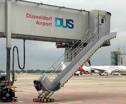 Flughafen Düsseldorf: Ab Freitag drohen Flugausfälle und Verspätungen.