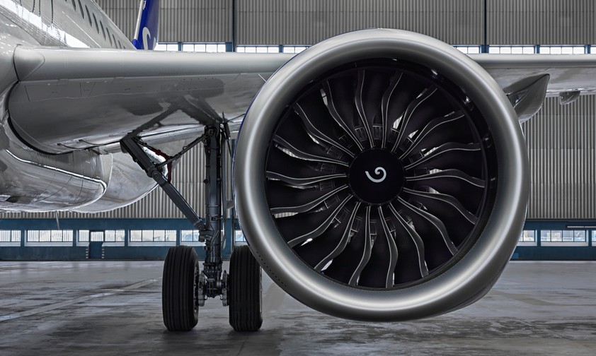 Triebwerk des Airbus A321 LR von SAS: Neue Ziele gesucht.