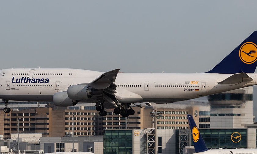 Lufthansas Boeing 747-8 mit dem Kennzeichen D-ABYP: Flog während der ganzen Pandemie, jetzt aber nicht mehr.