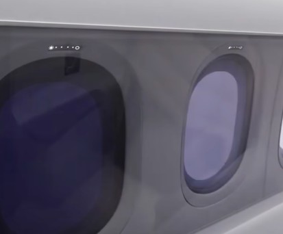 Ein Boeing-Video aus 2019/2020 zeigt, wie solche Fenster in der 777-9 aussehen könnten:
