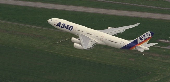 Der Airbus A340 ermöglichte schnellere Langstreckenverbindungen.