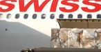 Fracht vor Swiss-Maschine: Der Container war unbeschädigt.
