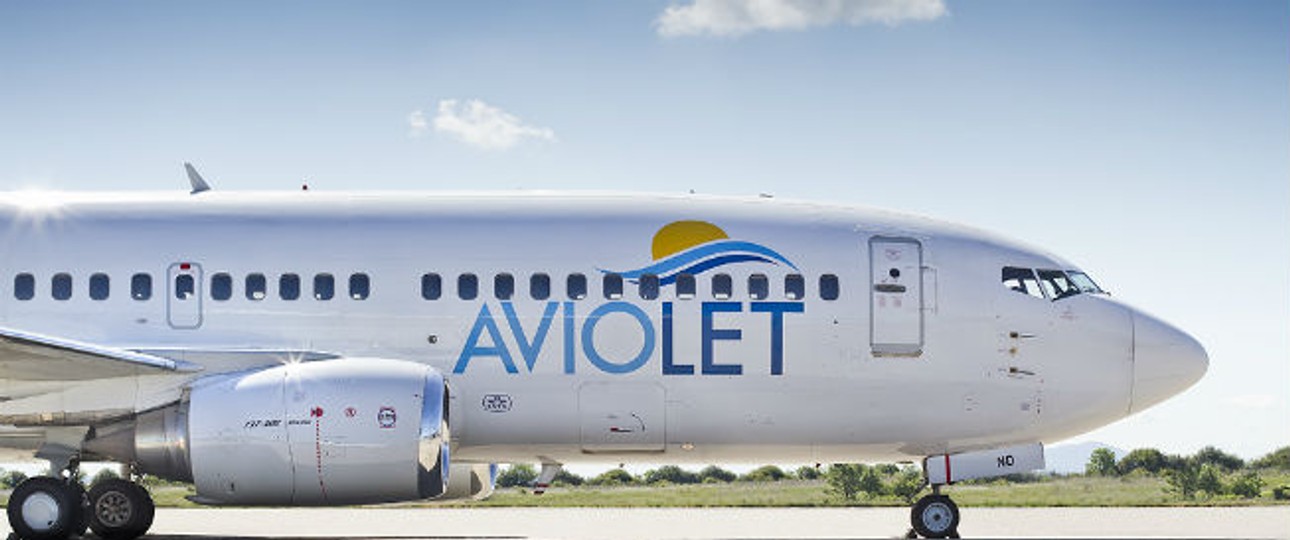 Boeing 737 von Aviolet: Fliegt an Ziele im Süden.