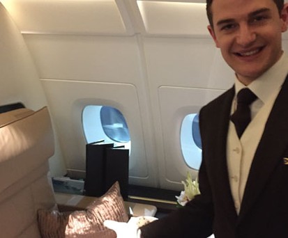 Und im Preis inbegriffen ist der Service des ganz privaten Butlers.