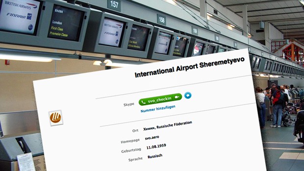 Nicht nur mit Freunden, auch mit Flughafen-Mitarbeitern kann man sich nun bei Skype unterhalten.