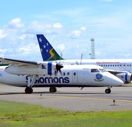Flieger von Solomon Airlines: Für kurze Zeit blieb die Flotte am Boden.