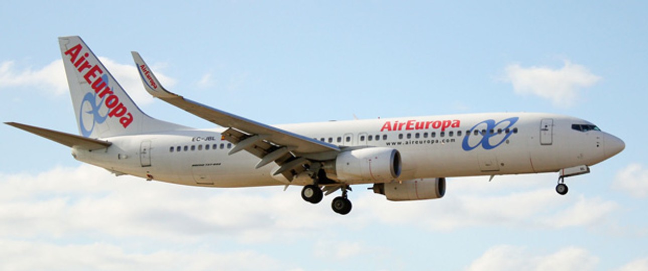 Boeing 737 von Air Europa: Laut Airline war kein Gas an Bord.