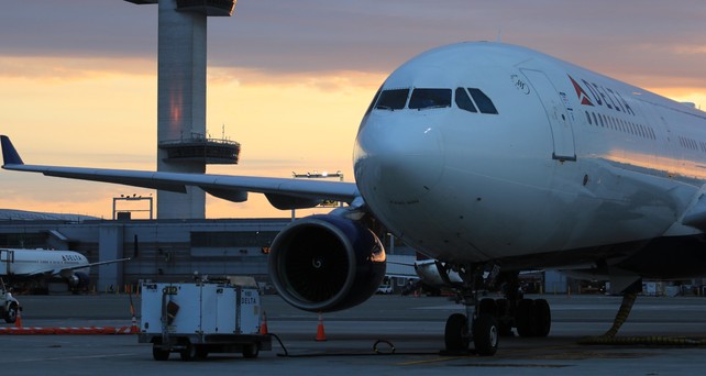 Flugzeug von Delta Air Lines: United suchte den Zusammenschluss