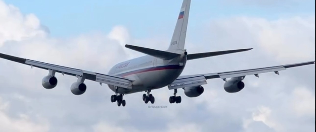 Ilyushin Il-96: Das Flugzeug ist am 16. September in Köln gelandet.