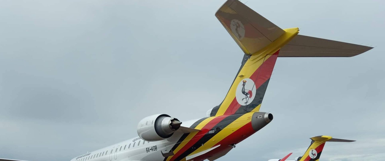 Zwei CRJ900 von Uganda Airlines: Testflüge haben sie schon absolviert.