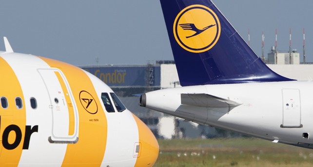 condor lufthansa frankfurt