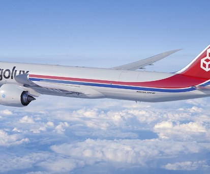 Boeing 777-8F in Cargolux-Farben: Schlappe für Airbus.