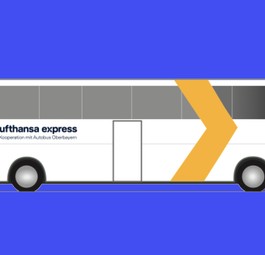 Lufthansa Express Bus fährt quasi leer nach München