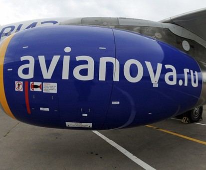 Airbus A320 von Avianova: Hohe Auslastung.