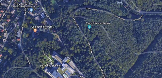 Allen Lufthanseaten bestens bekannt: Das Tagungshotel Lufthansa im hessischen Seeheim liegt am Lufthansaring (Tipp von Leserin Ruth Lange).