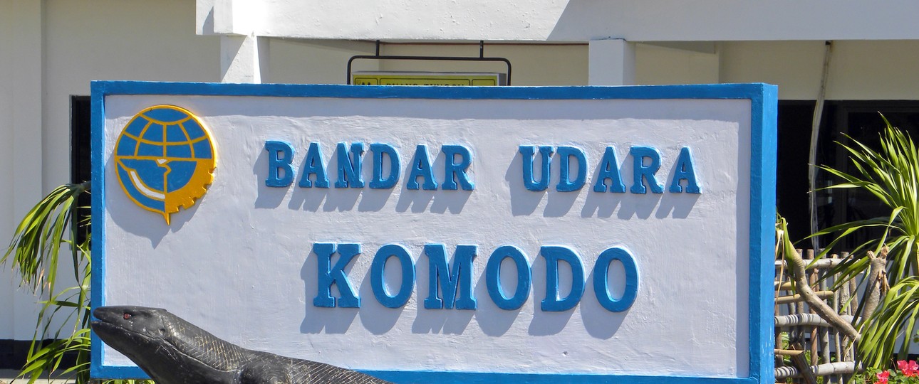 Flughafen Komodo: Nur eingeschränkt nutzbar. 