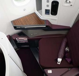 Business-Sitz in der Boeing 787-9 von Thai: nicht für alle Passagiere geeignet.