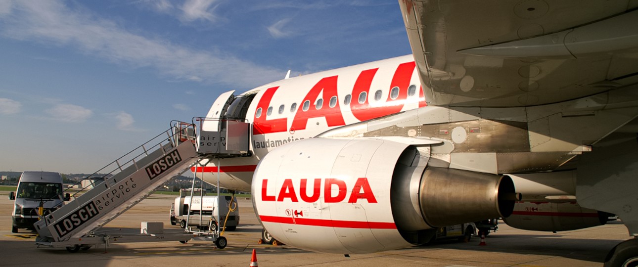 Airbus A320 von Lauda: Immer kleineres Angebot.