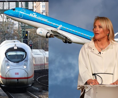 Marjan Rintel: Die KLM-Chefin kritisiert langsame Zugverbindungen in Deutschland.