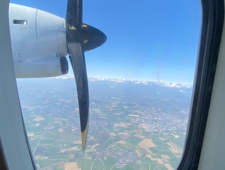Blick aus dem Flugzeug: Virtuelle Airlines sind ein neues Phänomen.