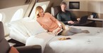 Die neue First-Class im A380 von Singapore Airlines: Die ersten beiden Suiten können in eine mit Doppelbett umgewandelt werden.