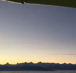 Blick aus einer Dornier 328 von Skywork: Bald wieder nach London City im Einsatz.