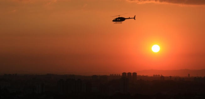 Helikopter über São Paulo: Nun auch für Normalsterbliche.