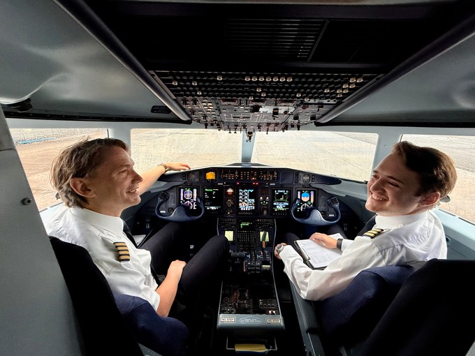 Der Flughafen Mannheim hat eine 1066 Meter kurze Piste - das erfordert von den Piloten genaue Planung.