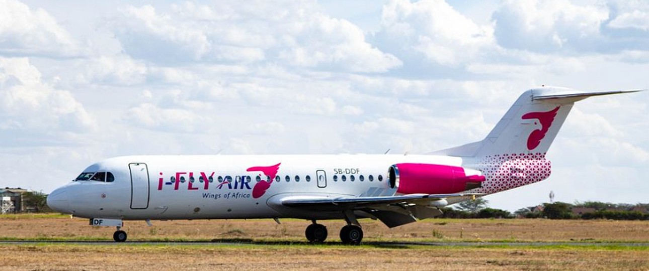 Fokker 70 von i-Fly Air: Schon die dritte Betreiberin in Kenia.