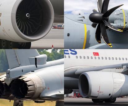 Anschub: Ohne Triebwerke wären Flugzeuge nur Zeug.