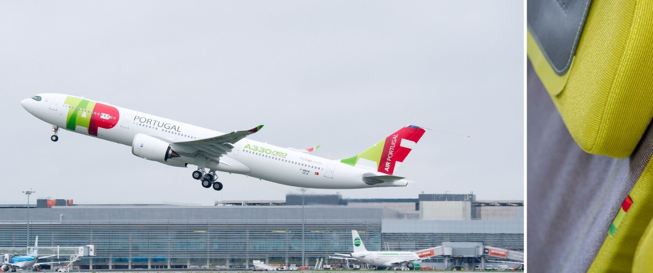 Airbus A330-900 von Tap und Economy-Sitze der Fluggesellschaft: Es gibt eine Neuerung.