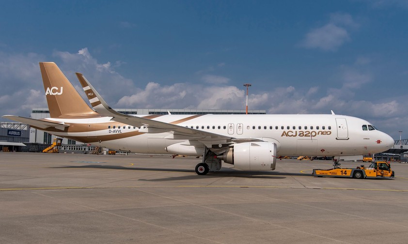 Der erste ACJ320 Neo: So sieht er aus.