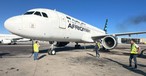 Airbus A320 von Afriqiyah Airways: Von ehemals acht Maschinen ist noch ein Airbus einsatzbereit.