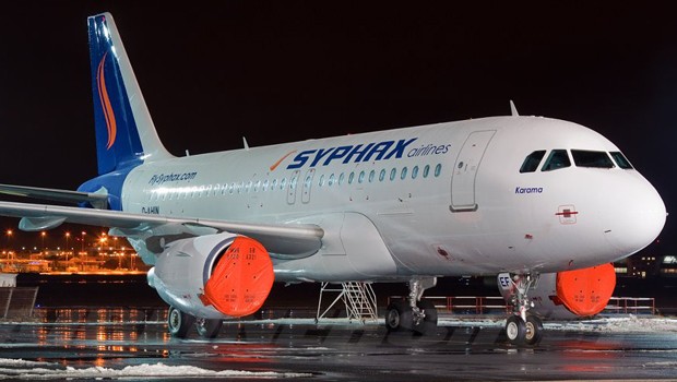 Der erste neue Flieger von Syphax: Nicht im Netz buchbar.