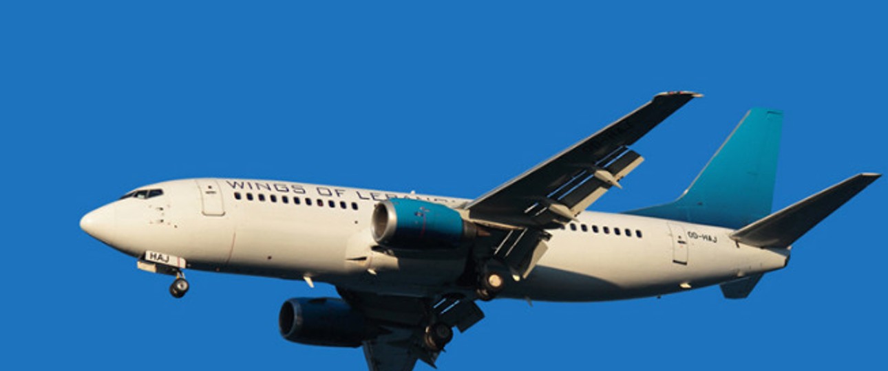 Boeing 737-300 von Wings of Lebanon: Die Airline besitzt nur ein eigenes Flugzeug.