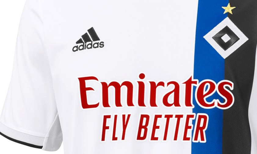 Emirates-Schriftzug: So sahen die HSV-Trikots lange aus.