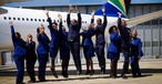 Crew von South African Airways vor einem Airbus A330: Die Flotte soll wachsen.