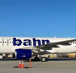 Airbus A320 von Airbahn: Macht sich bereit für den Start.