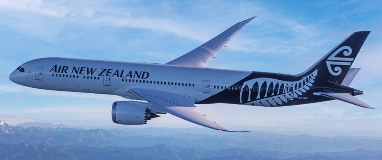 Eine Boeing 787-9 von air New Zealand: Die Airline landete statt in New York wieder in Auckland.