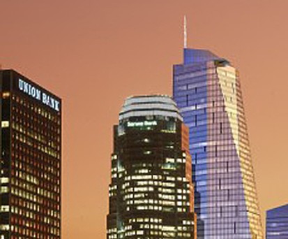 Das neue Wilshire Grand in Los Angeles (mit Antenne): Bauherrin Korean Air.