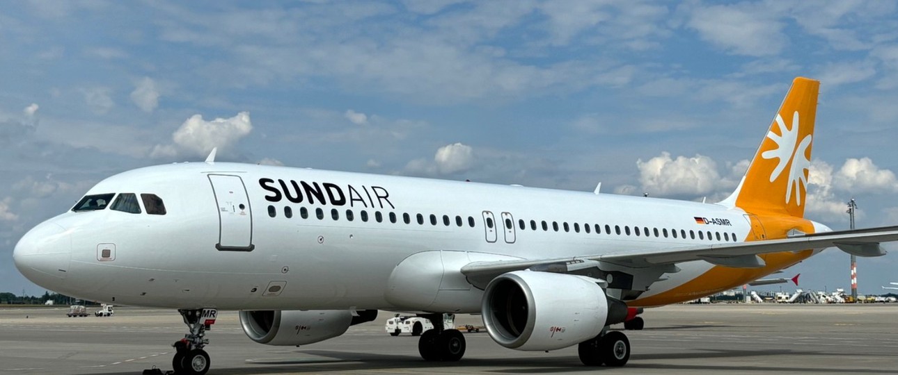 Flugzeug von Sundair: Die Airline baut das Beirut-Geschäft aus.