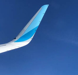 Blick aus einem Eurowings-Flieger: «Trotzdem die am schnellsten wachsende Airline Europas».