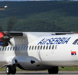 ATR 72-500 von Air Serbia: Der Flieger hat mehr als 22 Jahre auf dem Buckel.