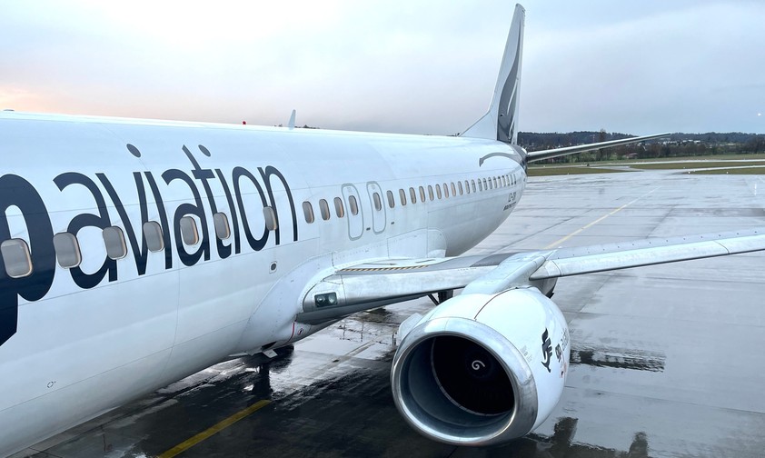 Boeing 737 von GP Aviation: Der Chef der Airline wurde verhaftet.