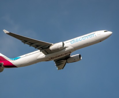 Ein Airbus A330 von Discover Airlines: Im Herbst sind auch die letzten Erinnerungen an Eurowings bei Discover Airlines getilgt. 