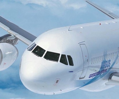 Airbus A318 Elite: Musste in Rumänien notlanden.