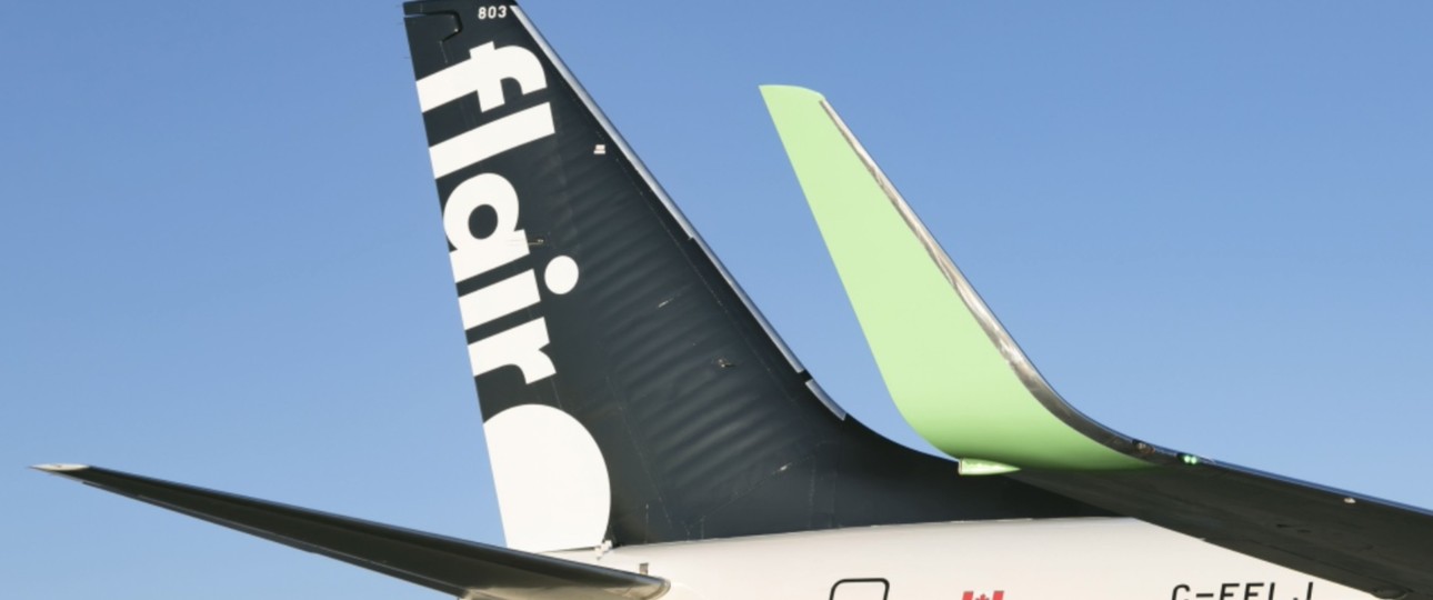 Flair Airlines: Die Airline traut der Konkurrenz nicht.